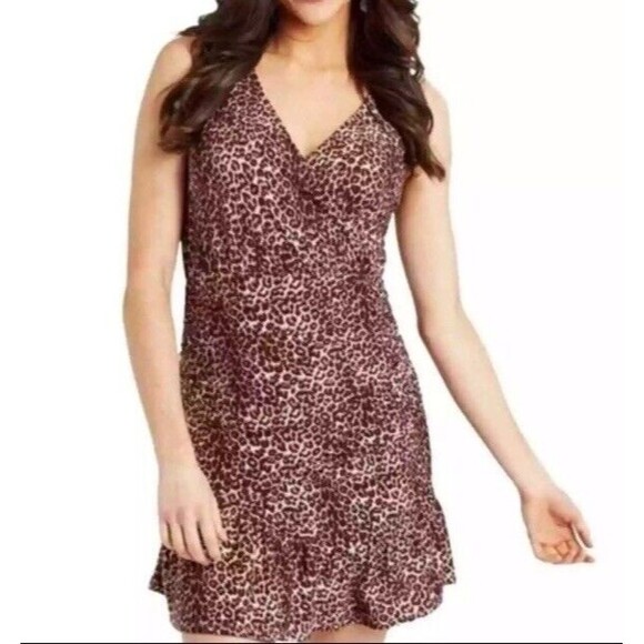 Altar'd State Rosa Dress Size Small Animal Print Fairygrunge Hoco Party Sexy - Picture 10 of 15